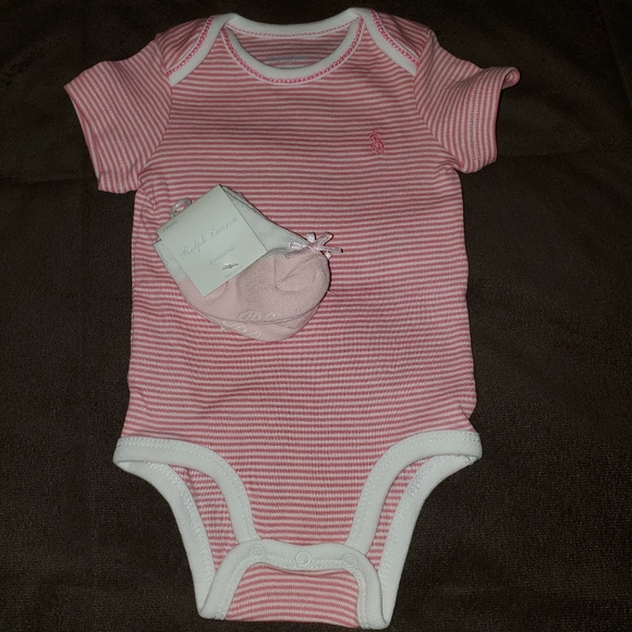 Polo Ralph Lauren Other - New Polo Ralph Lauren bodysuit socks 3 m
